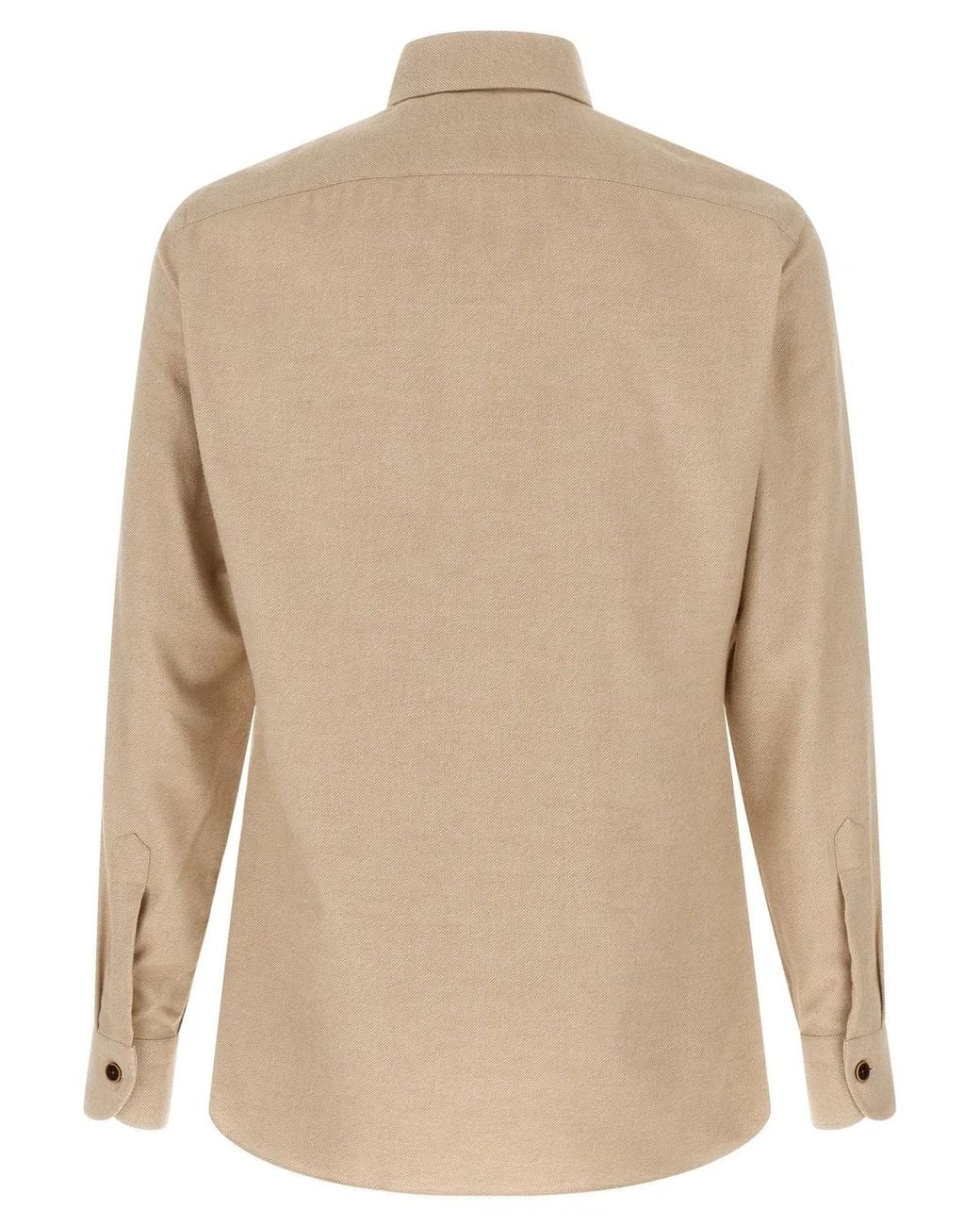 Borriello Natural Flannel Shirt for men