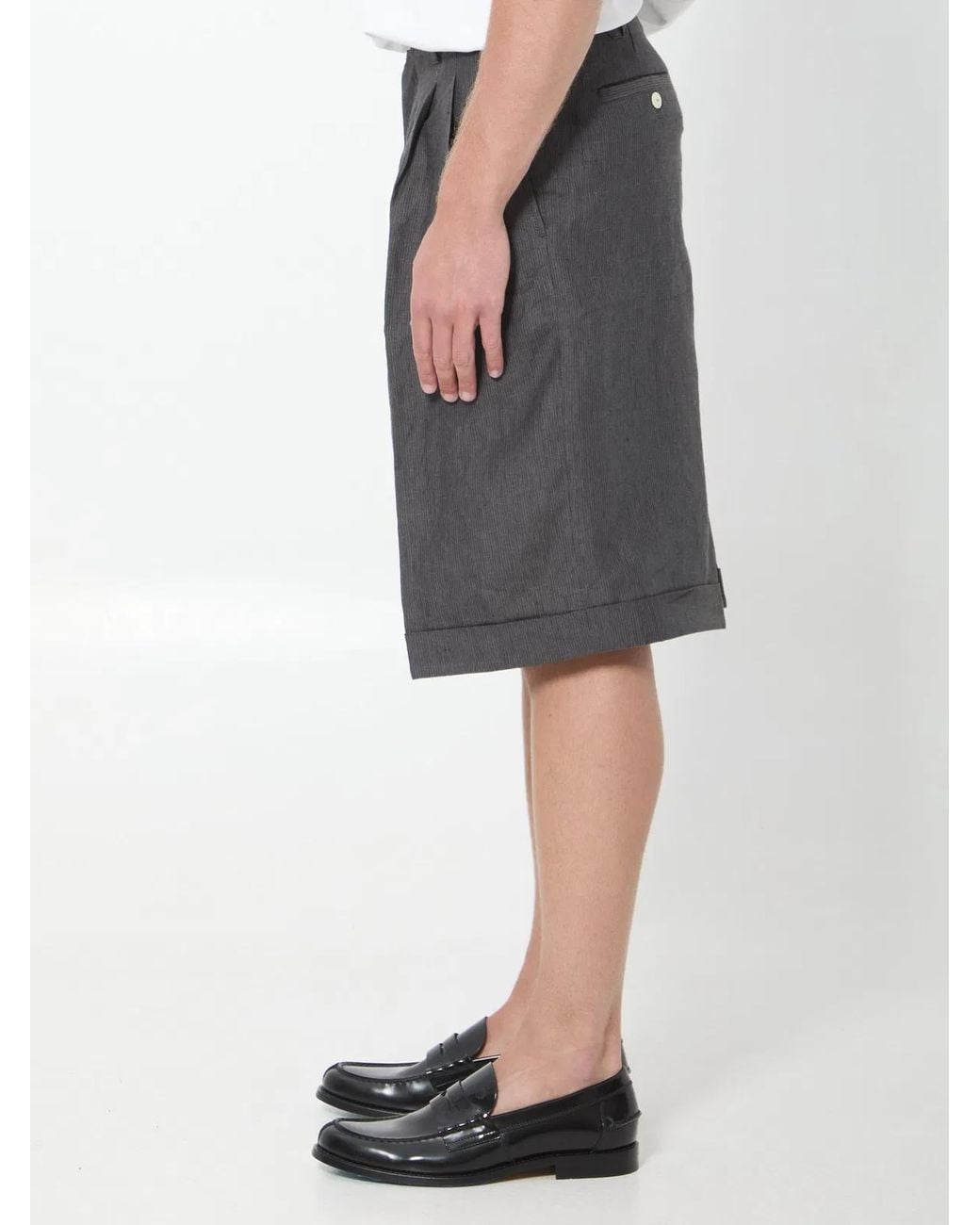 Jacquemus Gray Pastro Bermuda Shorts for men