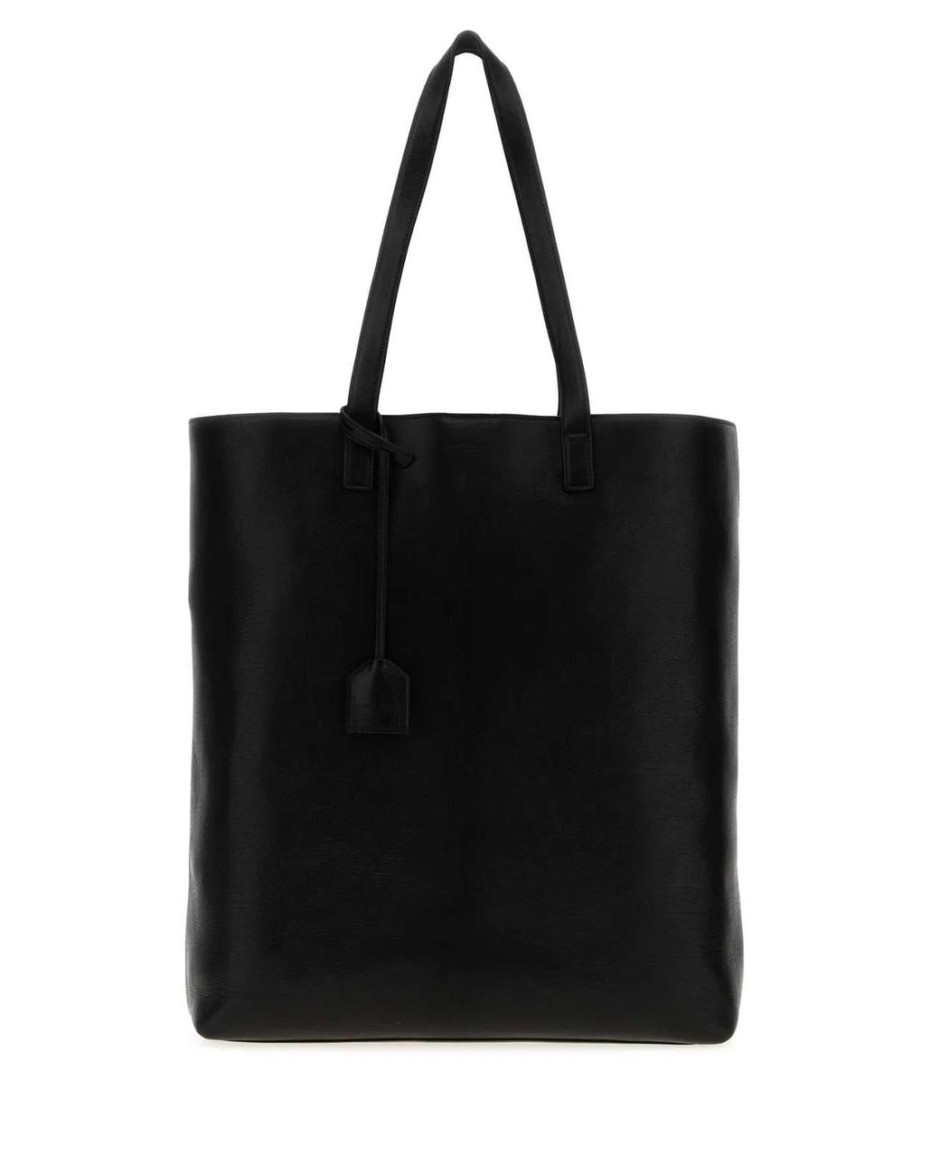 Saint Laurent Black Leather Shopping Bag