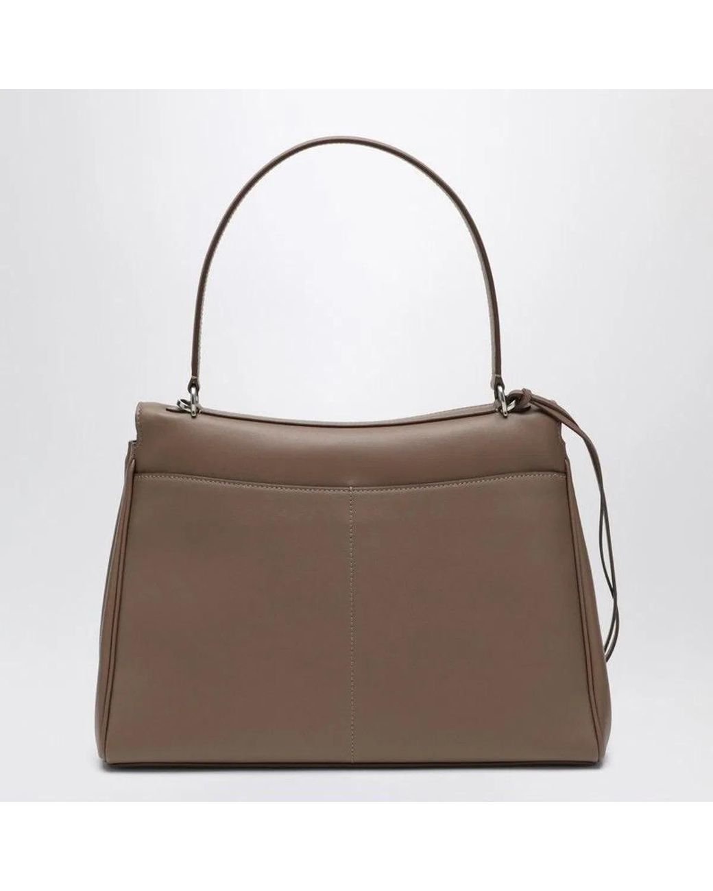 Balenciaga Brown Medium Rodeo Bag In Taupe Smooth Calfskin