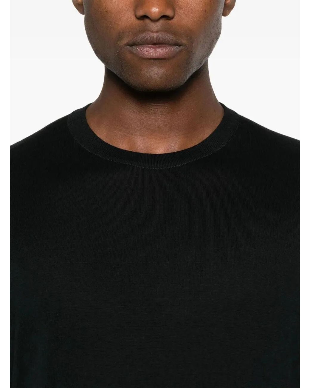 John Smedley Black Kempton for men
