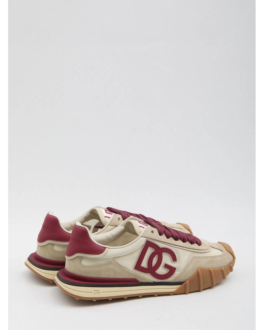 Dolce & Gabbana Pink Dolce & Gabbana Sneakers Dg Cushion for men
