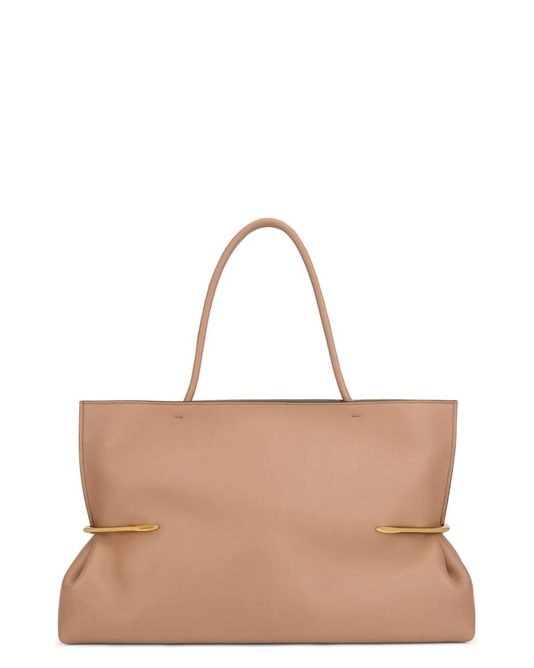 Givenchy Brown Tote Bag Pinch Squeezed Horizontal