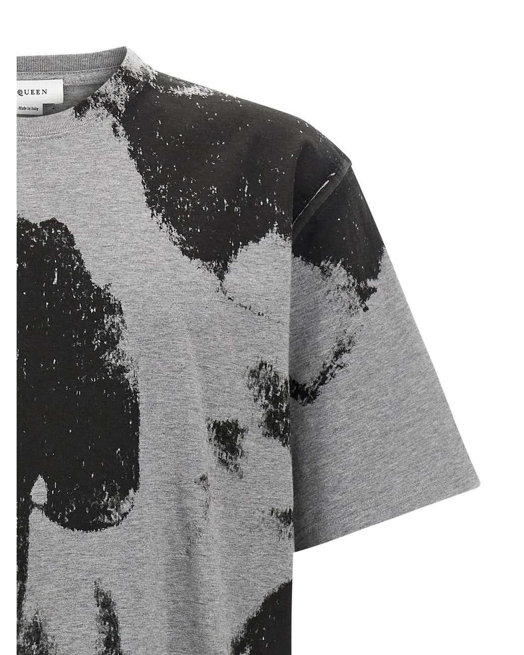 McQueen Black 'Skull' T-Shirt for men