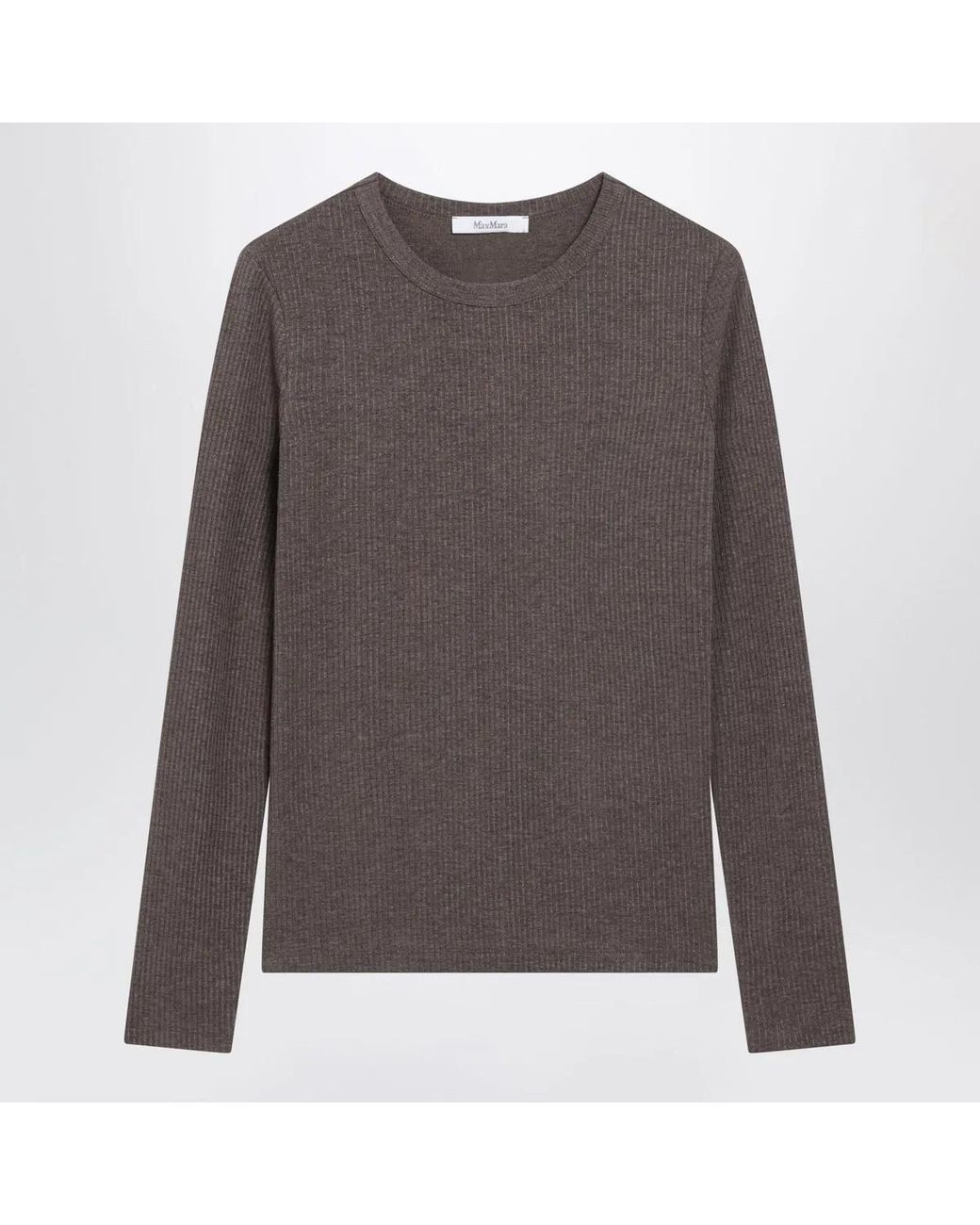 Max Mara Brown Longsleeve Tshirt