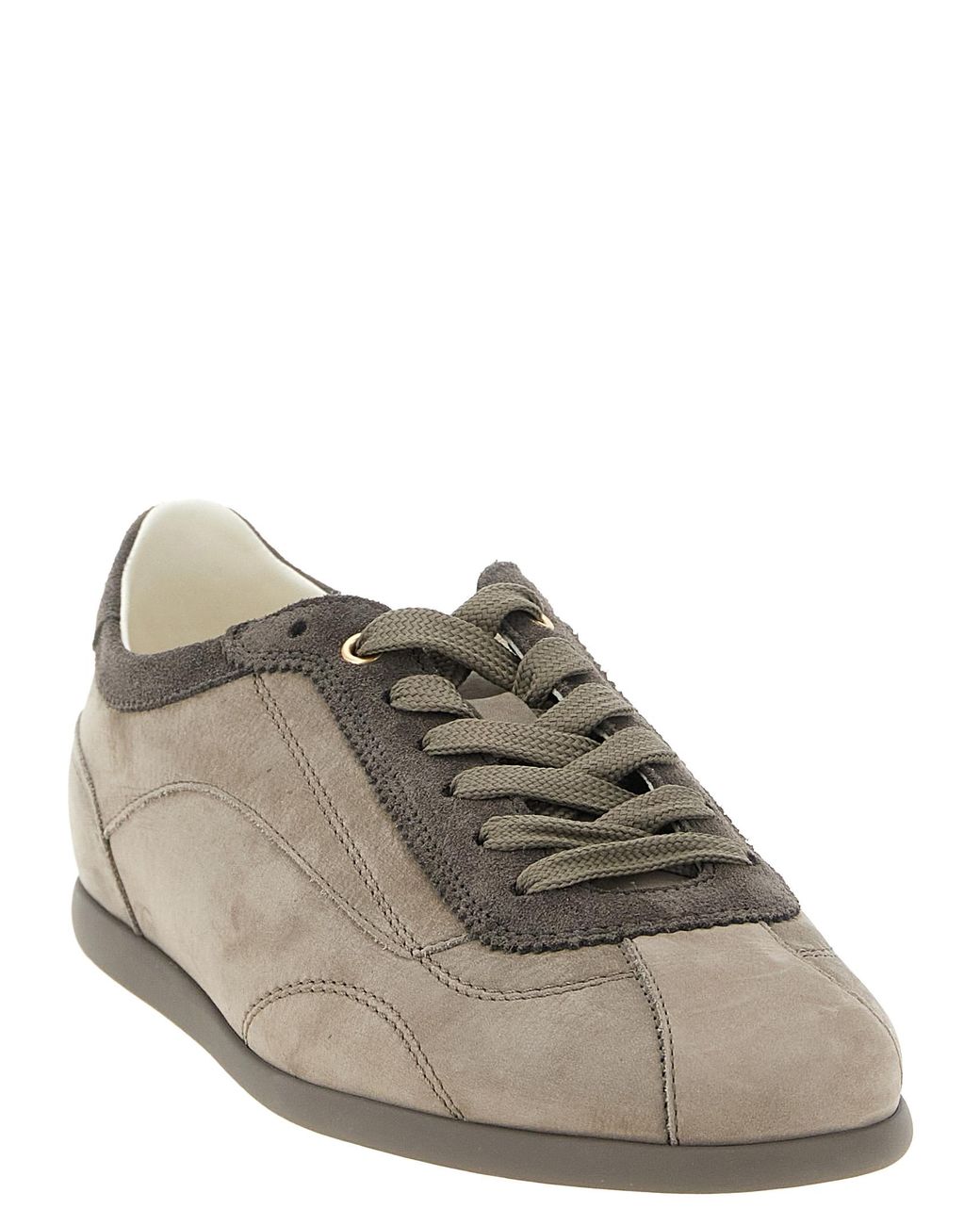 Brunello Cucinelli Gray 'Slim' Sneakers for men