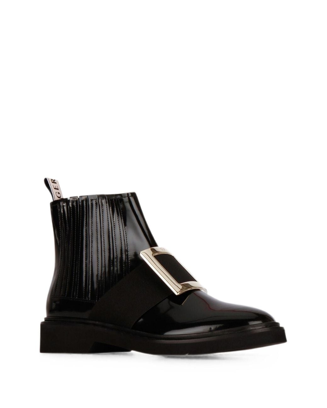 Roger Vivier Black Viv Rangers Met Buc Chels Bootie 25