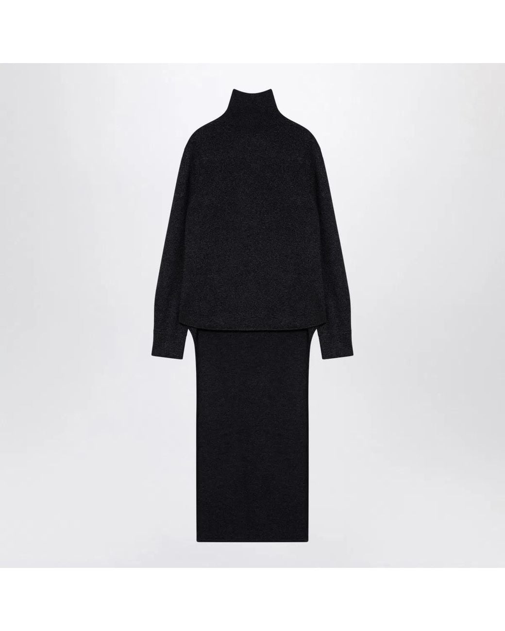 Givenchy Black Dark Turtleneck With Drawstring