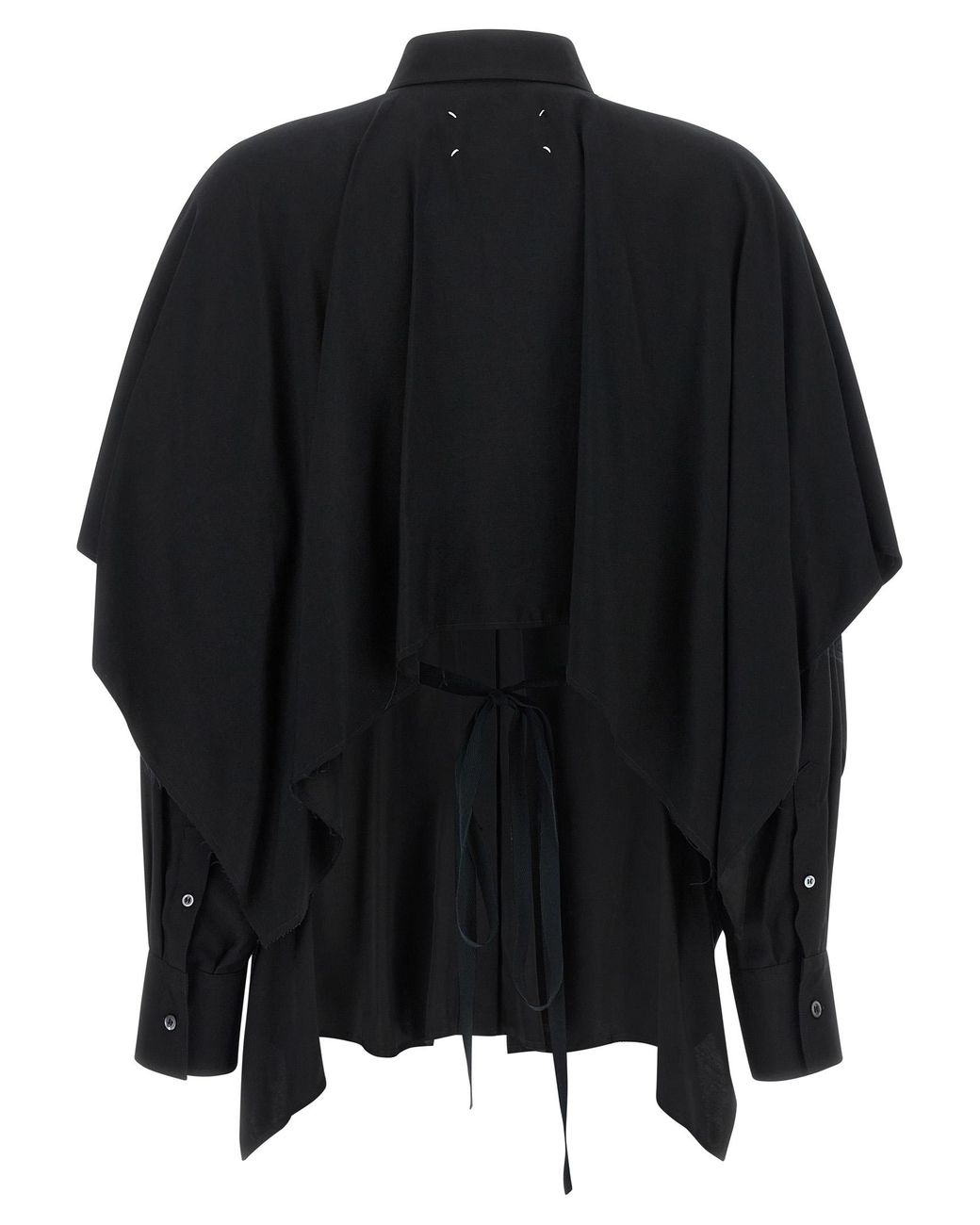 Maison Margiela Black Cape Shirt