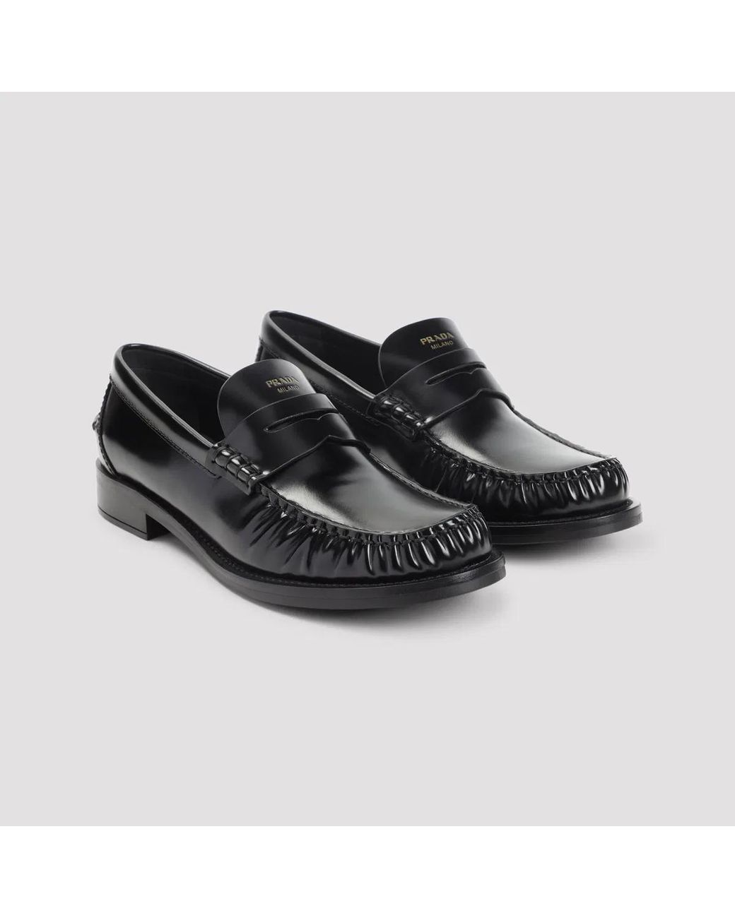 Prada Black Mocassini
