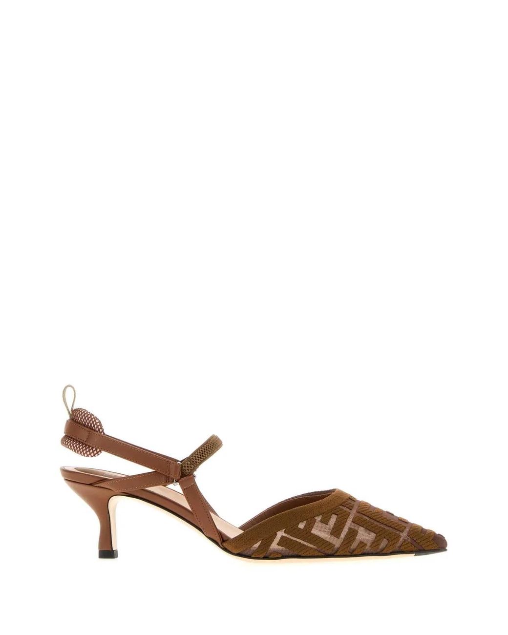 Fendi Brown Colibrì Monogram Sandals
