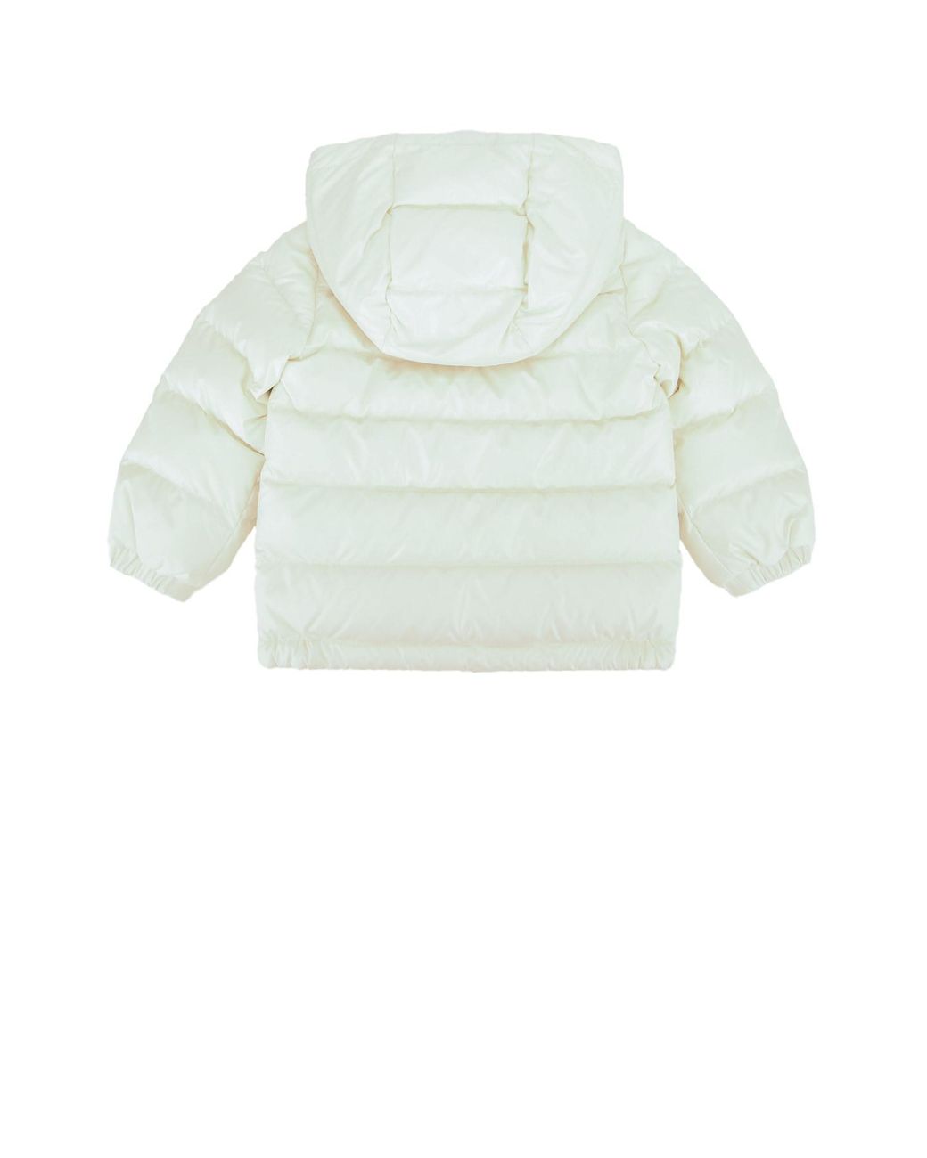Moncler White Mesles Jacket For Kids