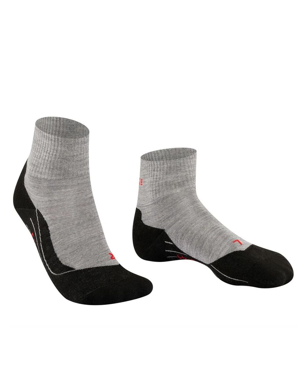 Falke Gray Tk5 Short Cool Trekking Socks for men