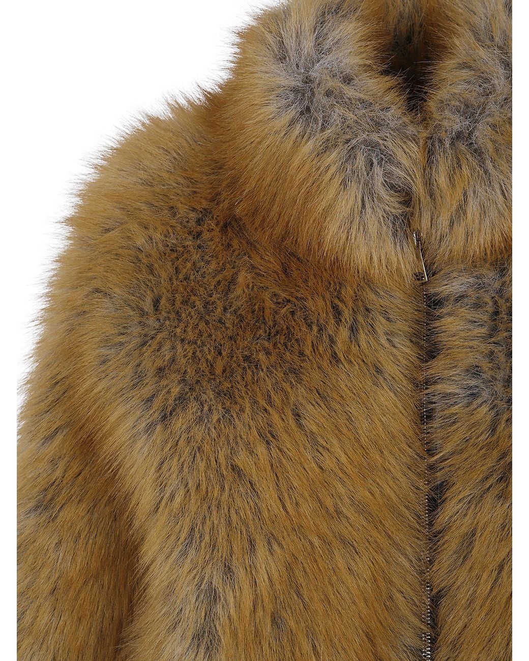 DR. HOPE Brown Fake Fur Jacket