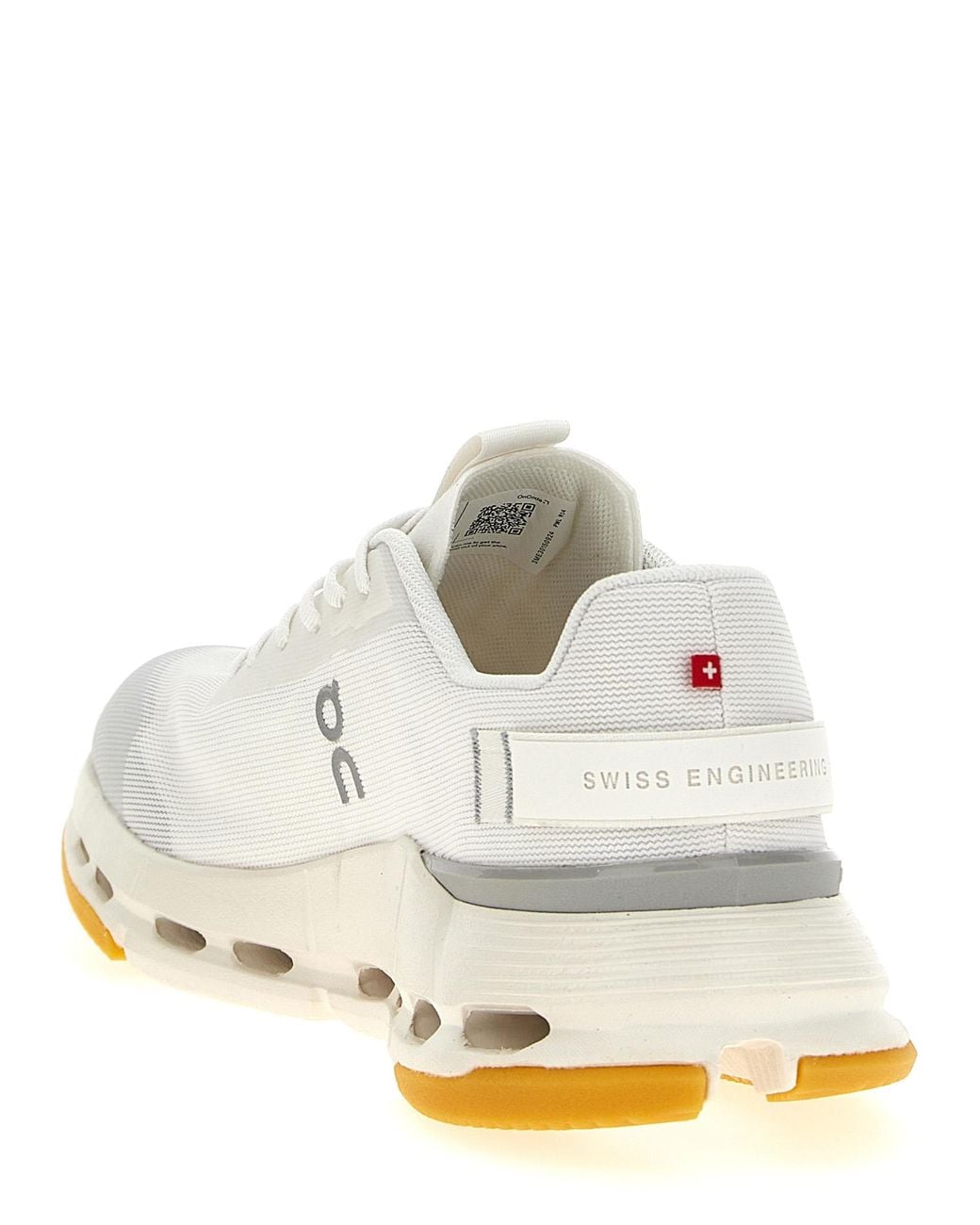 On Shoes White 'Cloudnova Form 2' Sneakers for men