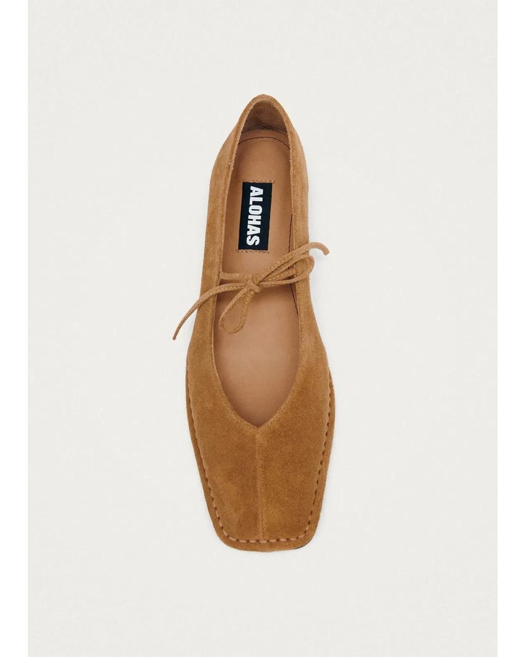 Alohas White Sway Ballet Flats