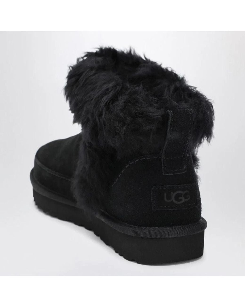 Ugg Black Classic Ultra Mini Chalet Boots