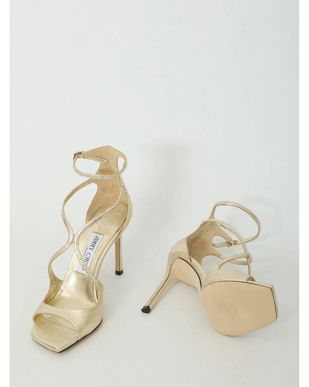 Jimmy Choo Natural Azia 95 Sandals