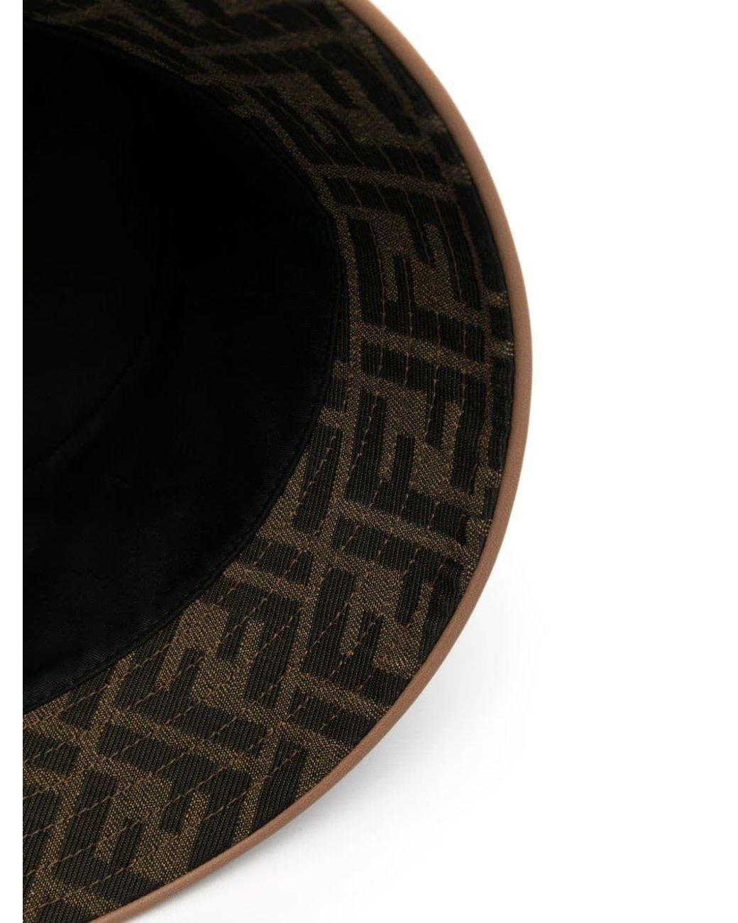 Fendi Green Jacquard Bucket Hat