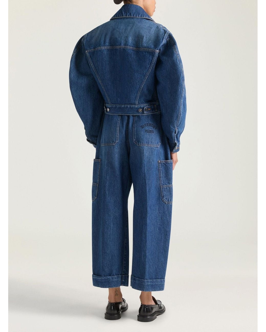 Givenchy Blue Cropped Denim Jacket