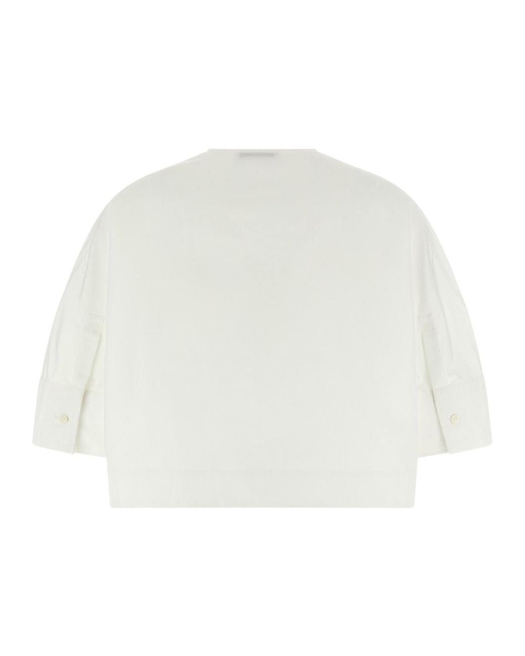 Givenchy White Cropped Shirt