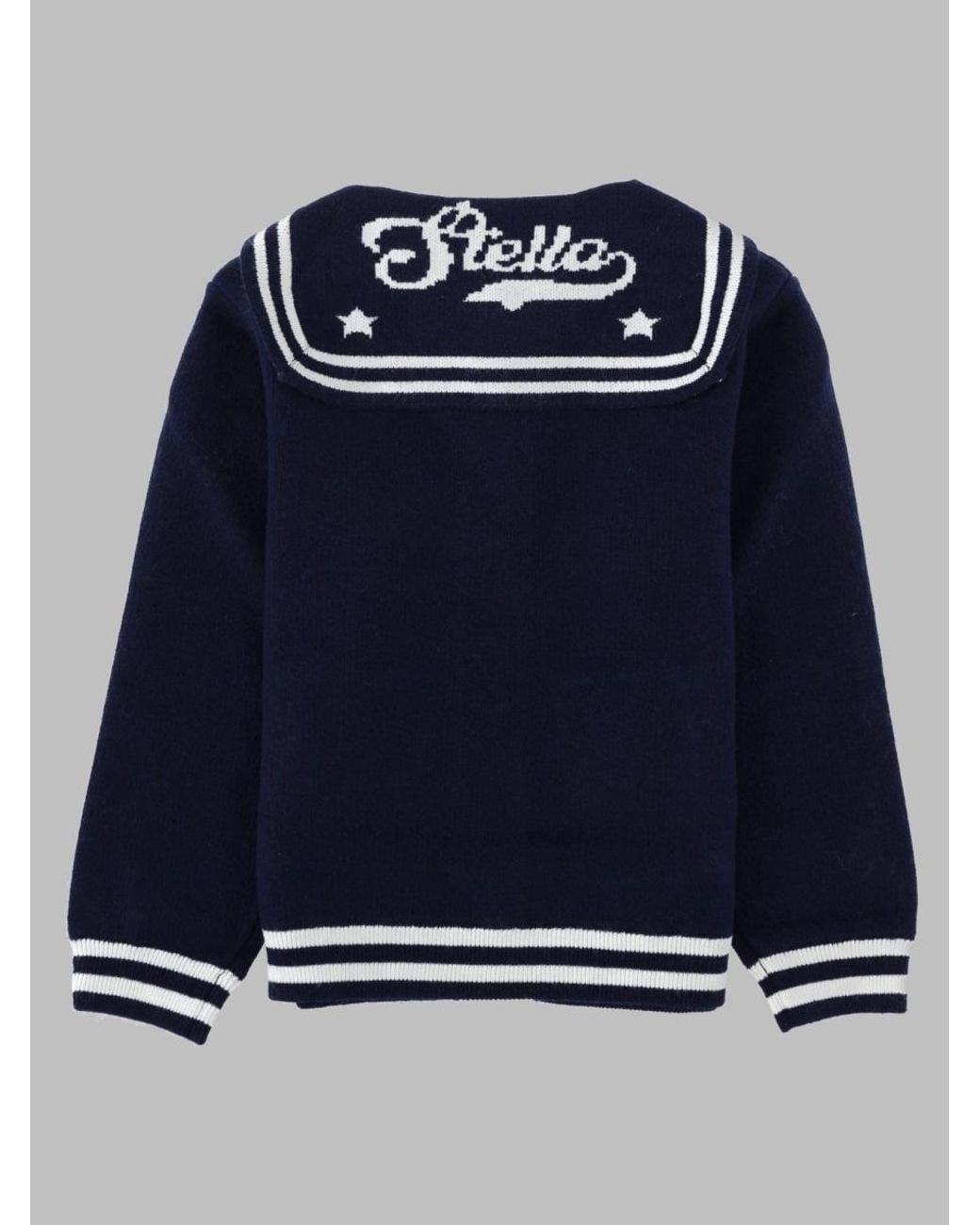Stella McCartney Blue Knit Cardigan