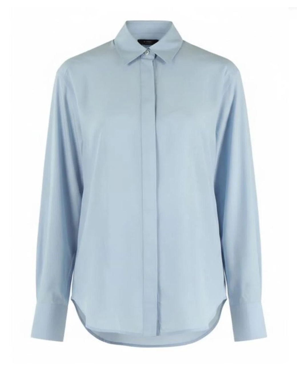Pinko Blue Gathered Shirt