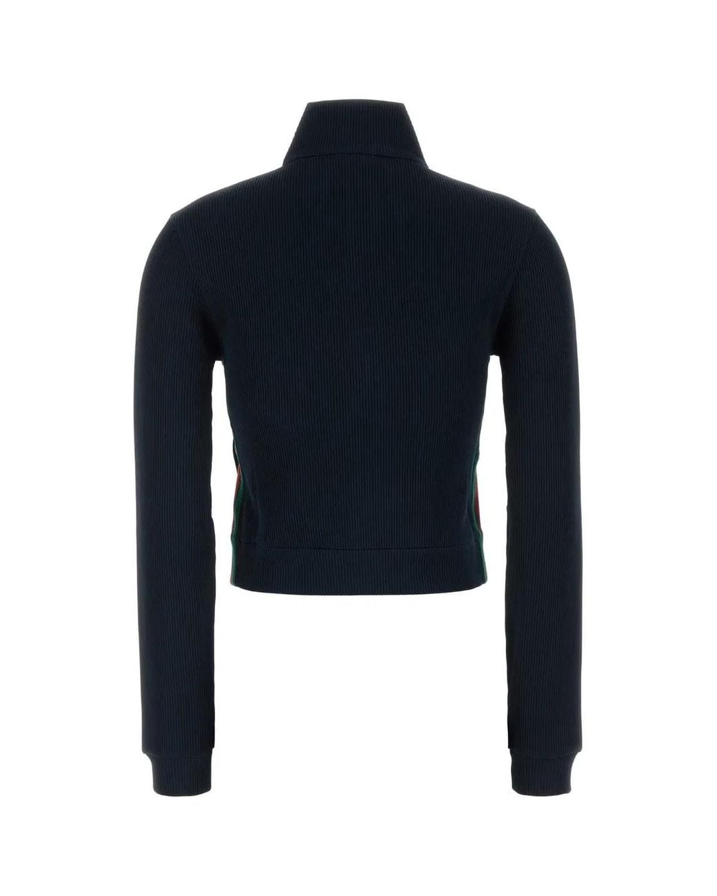 Gucci Blue L/ Zip Sweat