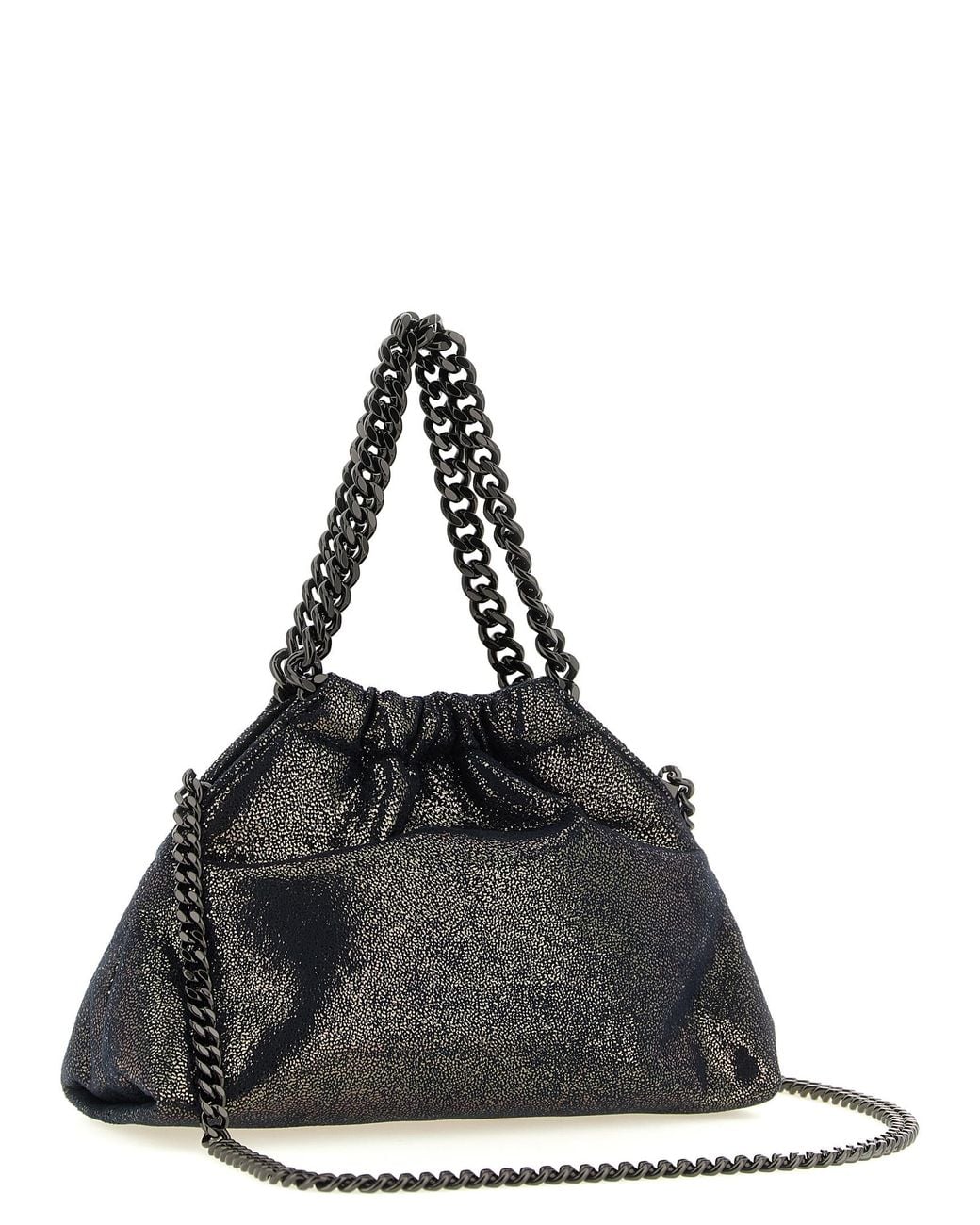 Stella McCartney Black 'Falabella Mini Drawstring' Crossbody Bag