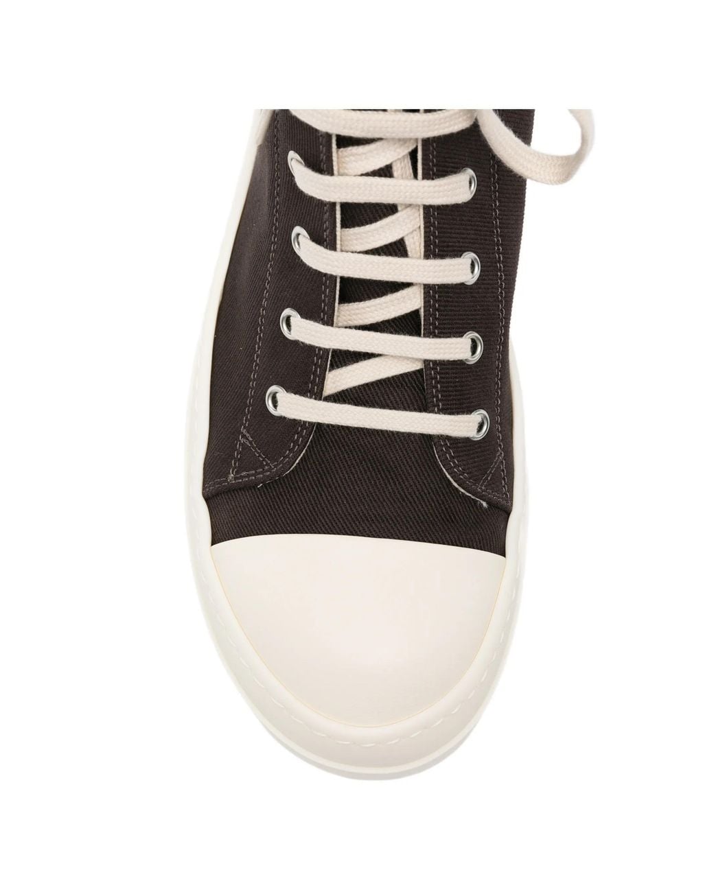 Rick Owens Black High Sneaks for men
