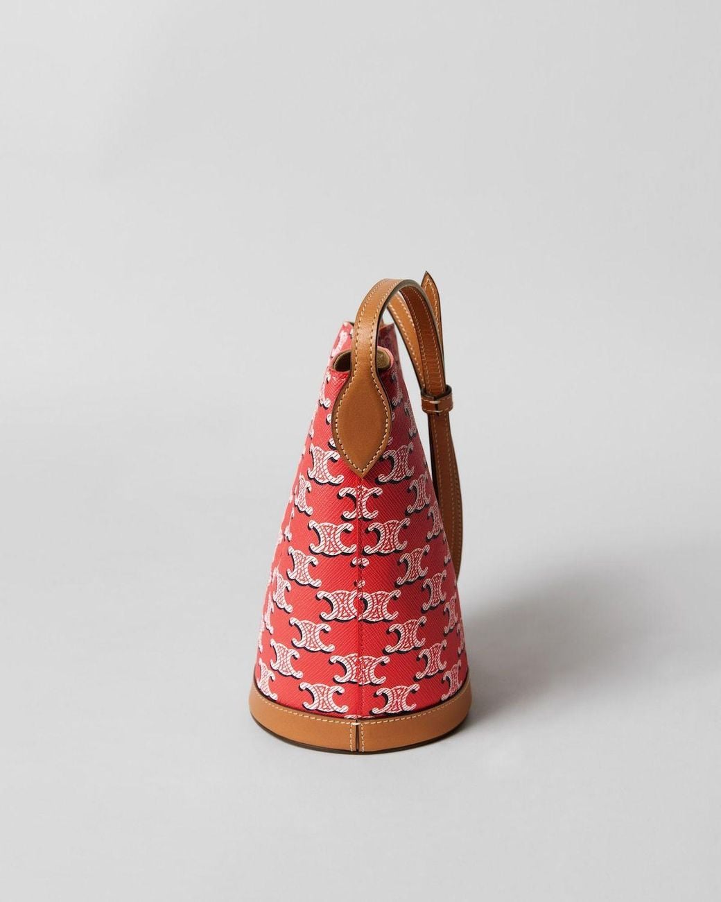 Céline Red Mini Bucket