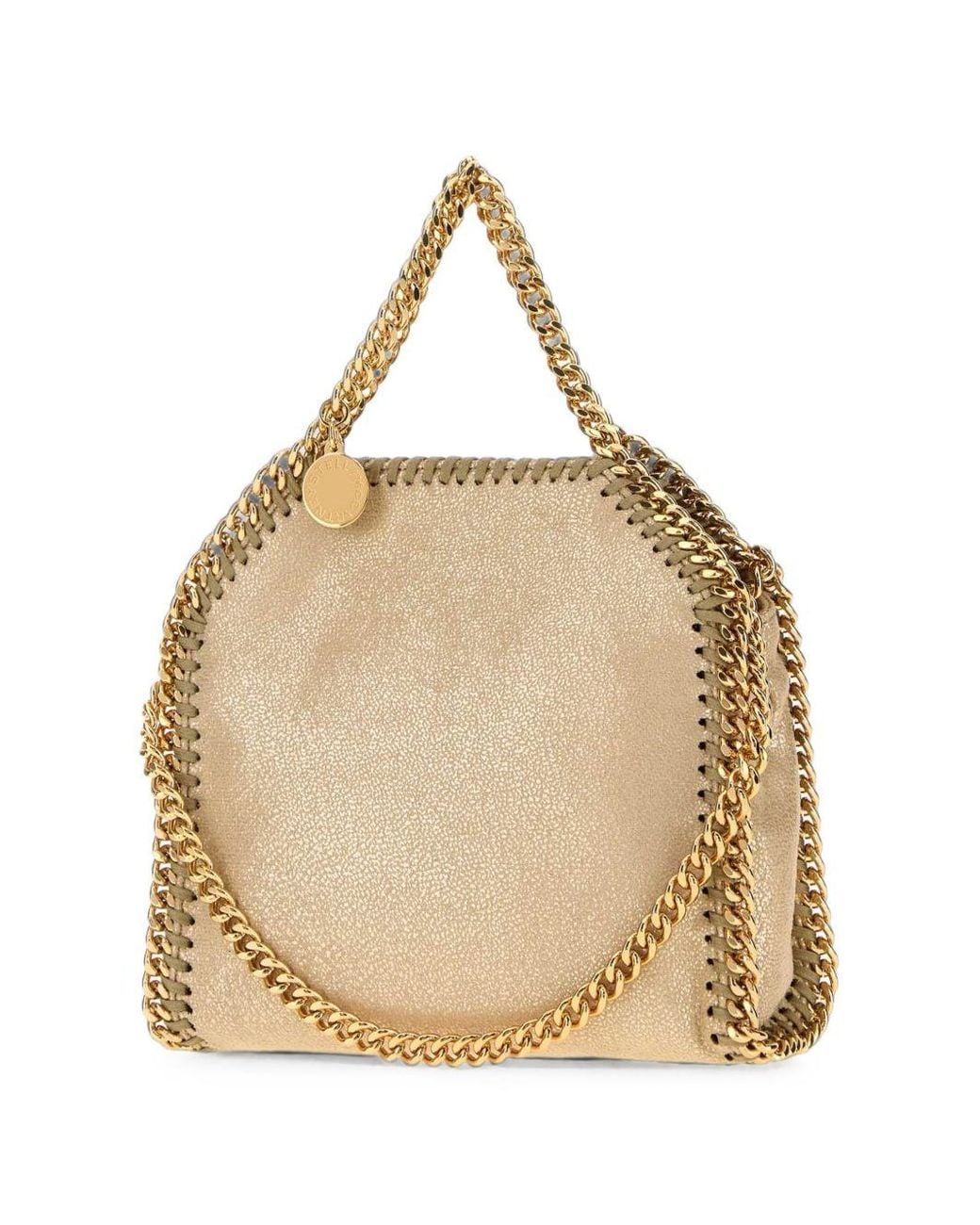Stella McCartney Natural Falabella Tiny Crossbody Bag