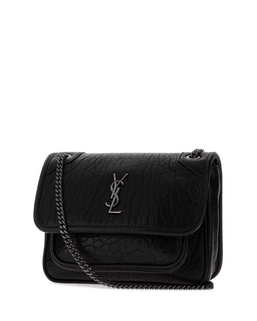 Saint Laurent Black Mini Niki Leather Crossbody Bag 18Cm