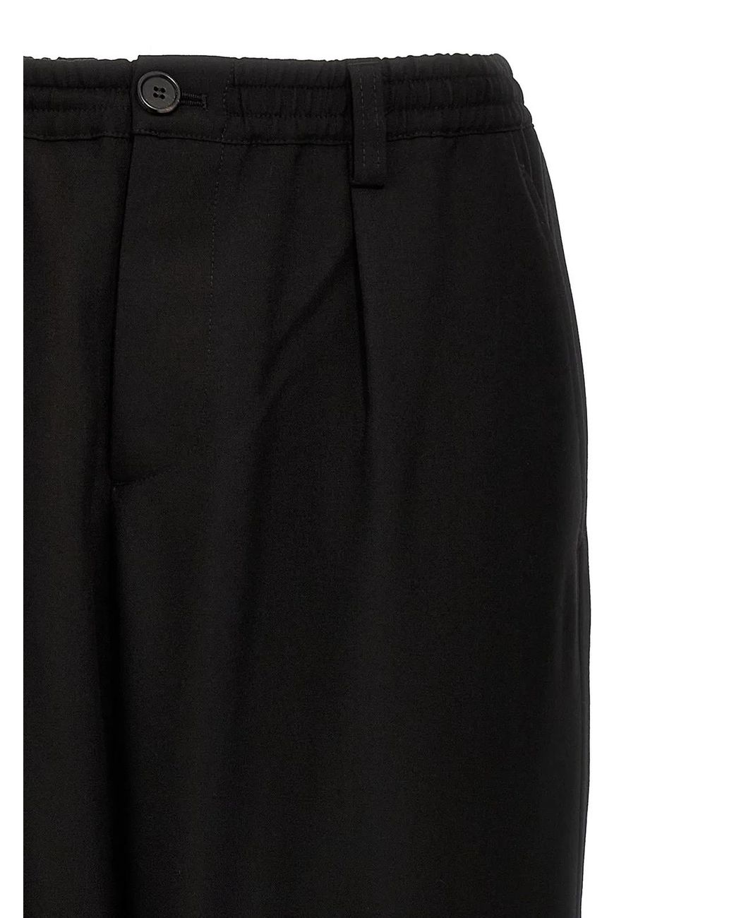Marni Black Tropical Wool Pants for men