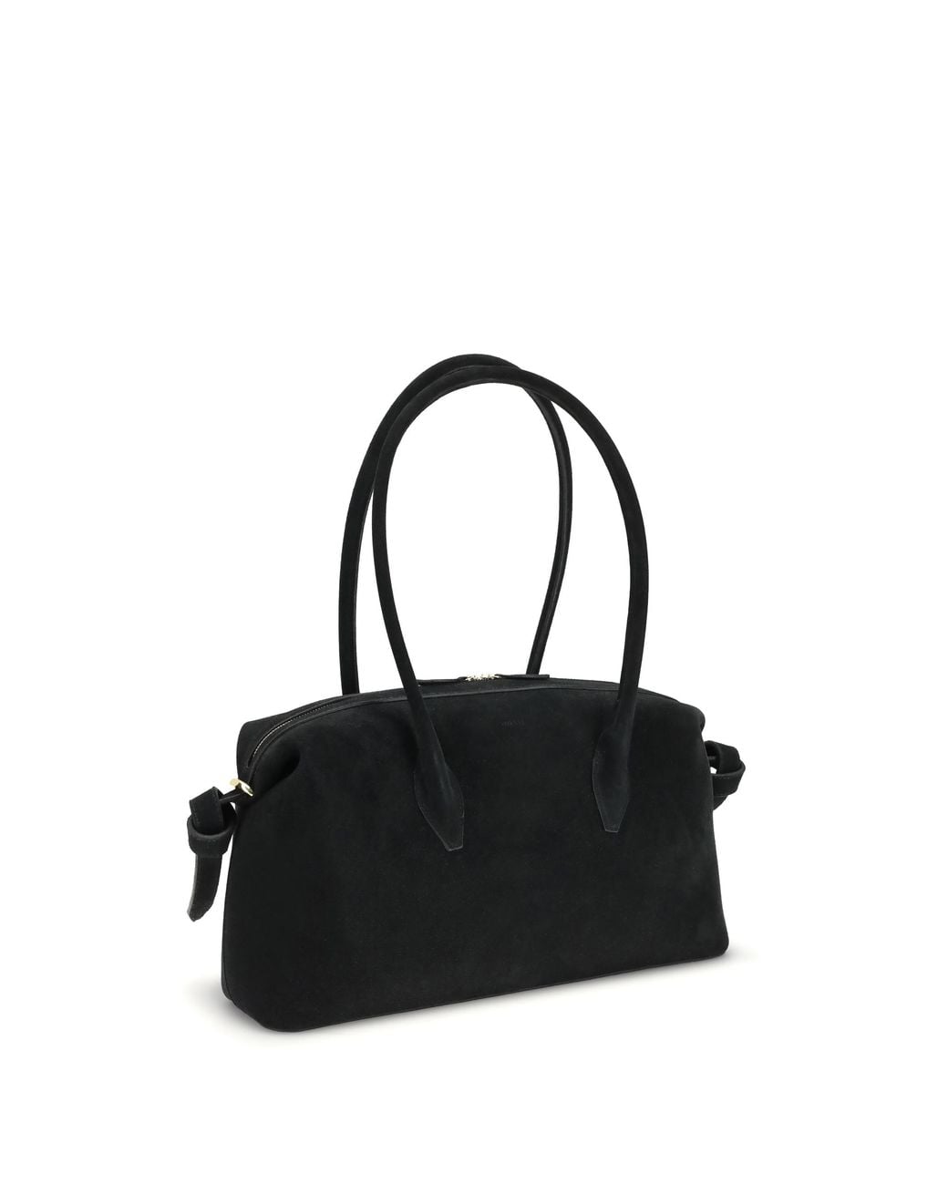 Yuzefi Black Shoulder Duffle Bag Brioche Calf Leather