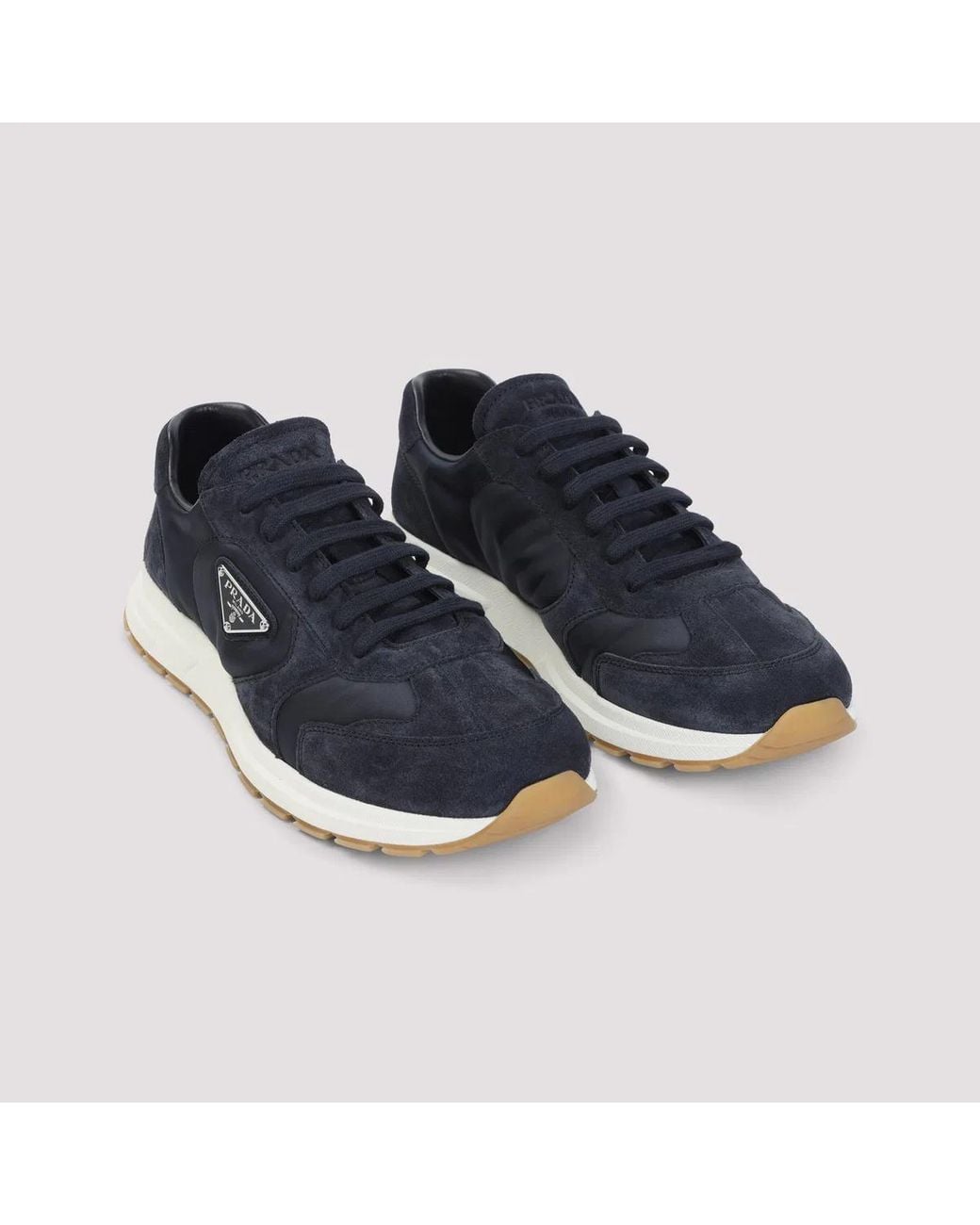 Prada Blue Prax Sneakers for men