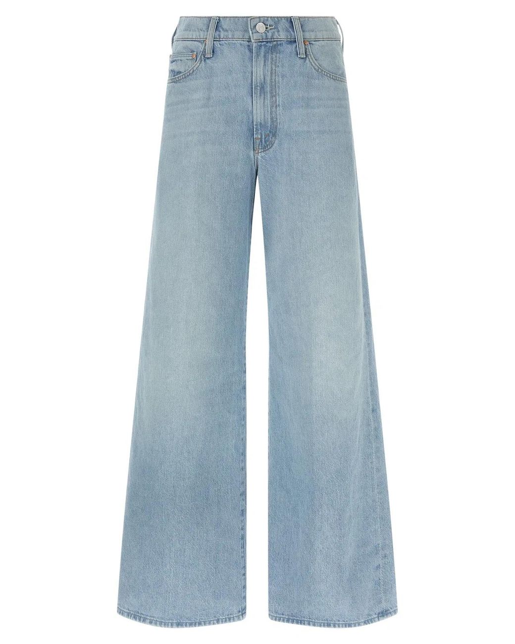 Mother Blue 'The Ditcher Roller Skimp' Jeans