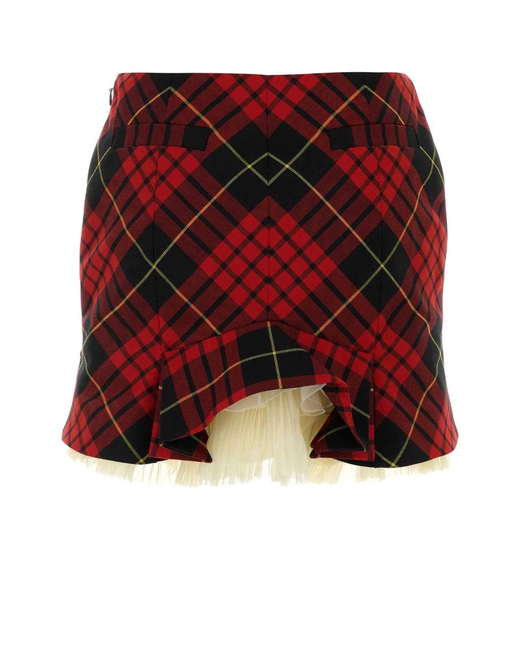 McQueen Embroidered Polyester Blend Mini Skirt
