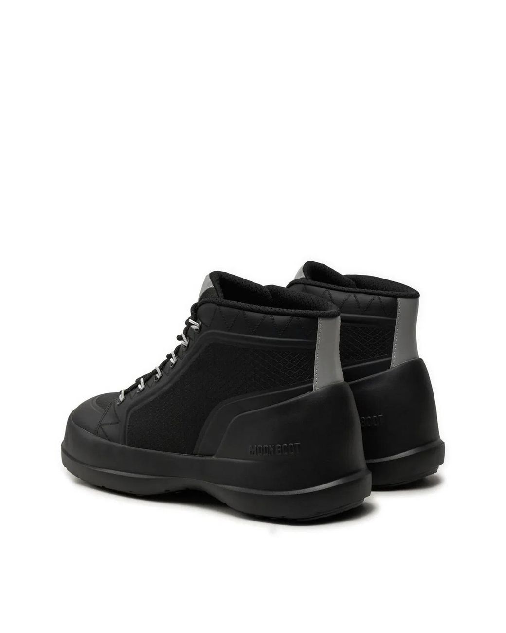 Moon Boot Black Luna Trek Mid Nylon Boots for men