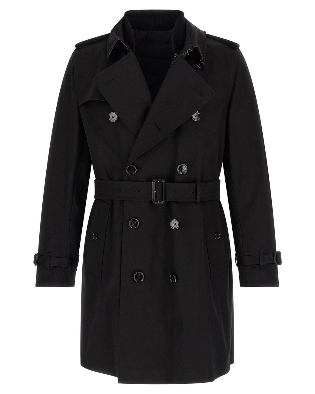 Burberry Black 'Kensington' 2-In-1 Trench Coat for men