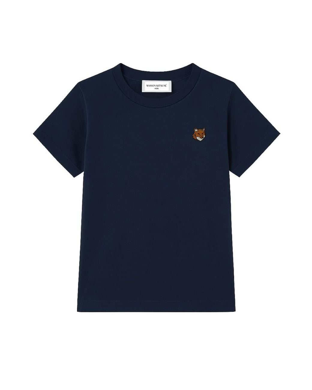 Maison Kitsuné Blue Kids' Cotton T-Shirt