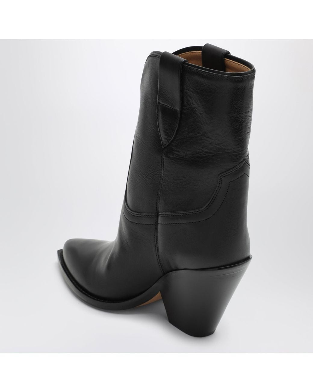 Isabel Marant Black Leyane Cowboy Boots