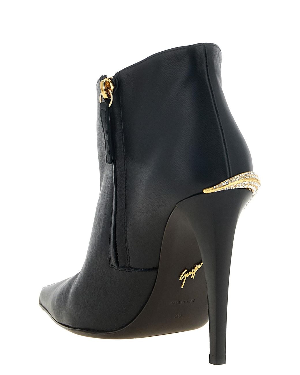 Giuseppe Zanotti Black 'Desire' Ankle Boots