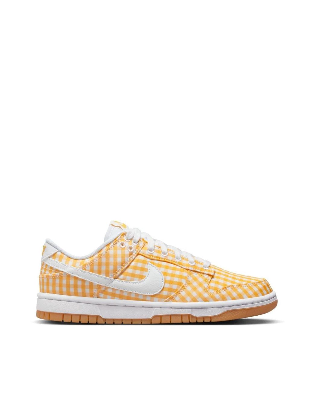 Nike Yellow Dunk Low Ewt 'Gingham' Sneakers