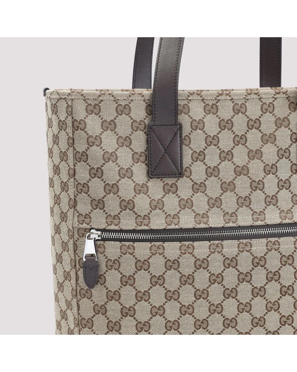 Gucci Brown Gg Supreme Tote Bag for men