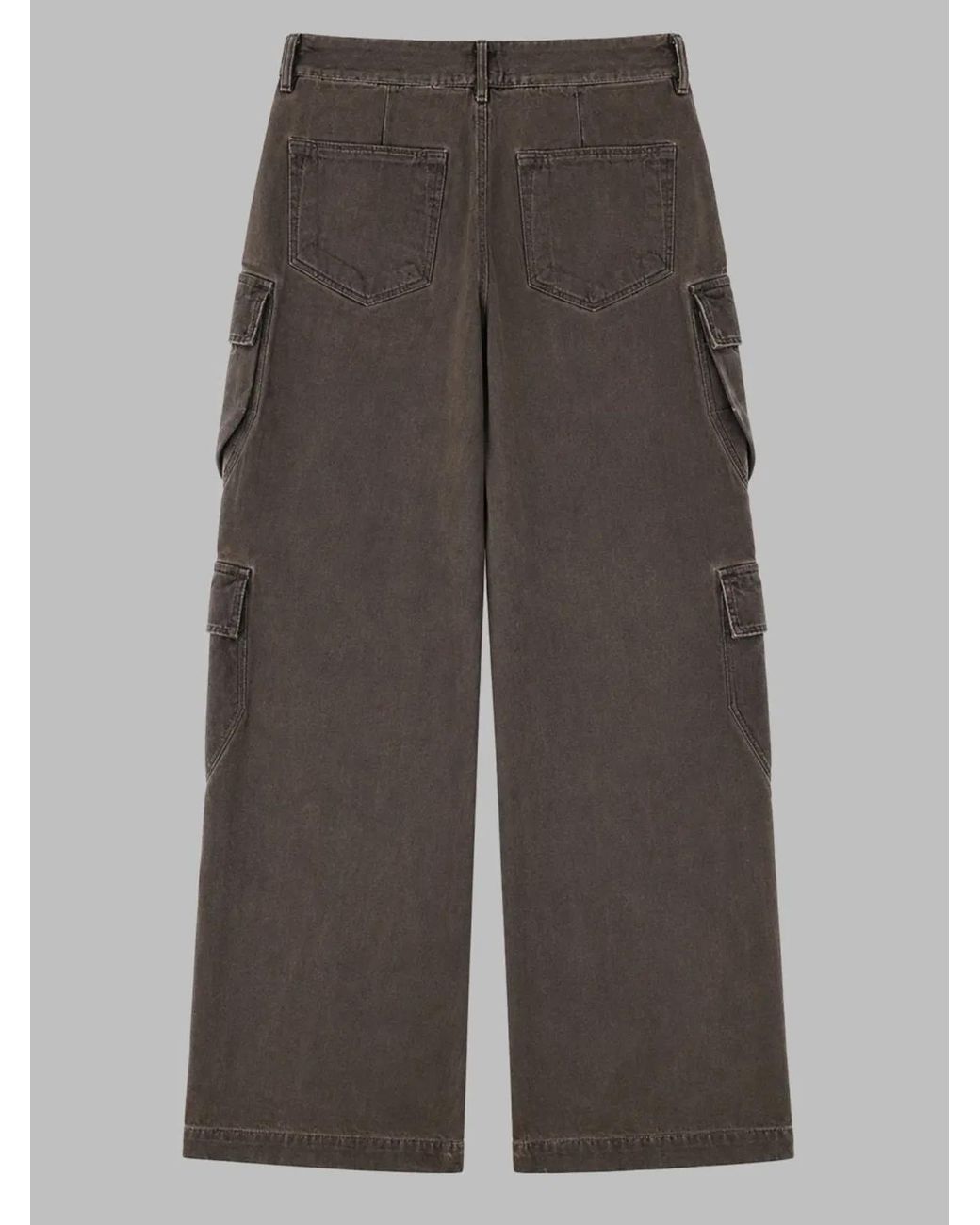 Rick Owens Gray Cargo Jeans Cotton Denim for men
