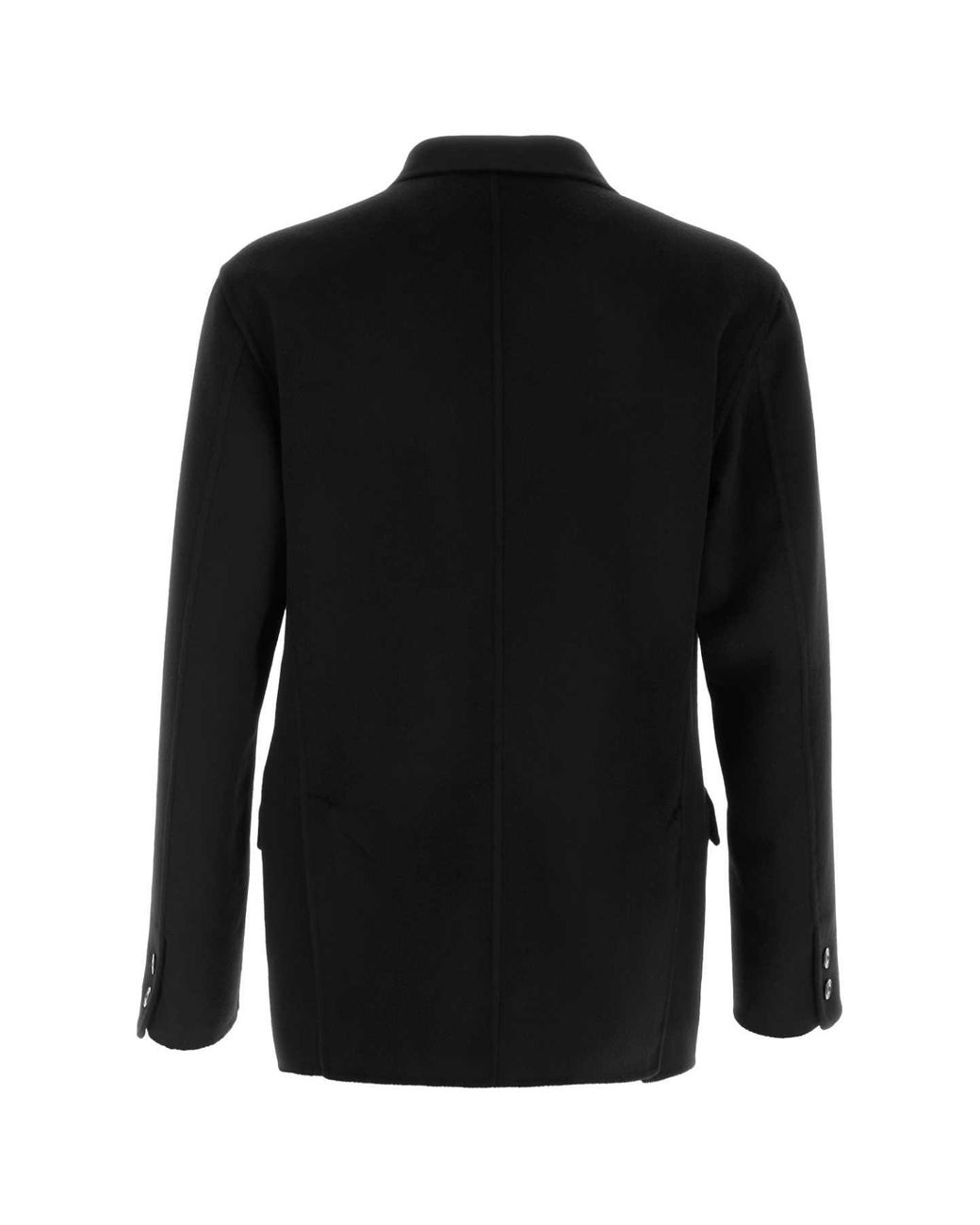Giorgio Armani Black Cashmere-Blend Blazer for men