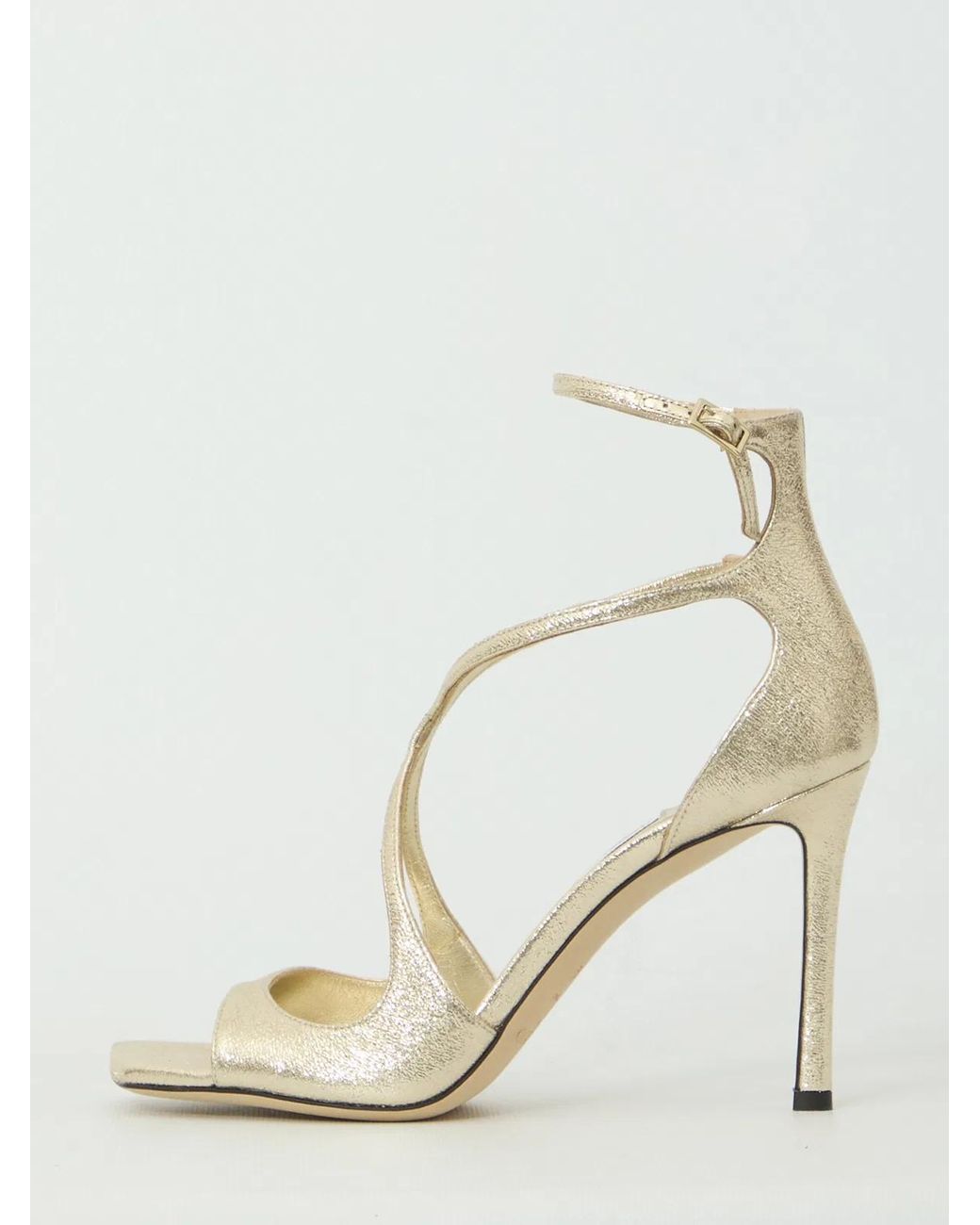 Jimmy Choo Natural Azia 95 Sandals
