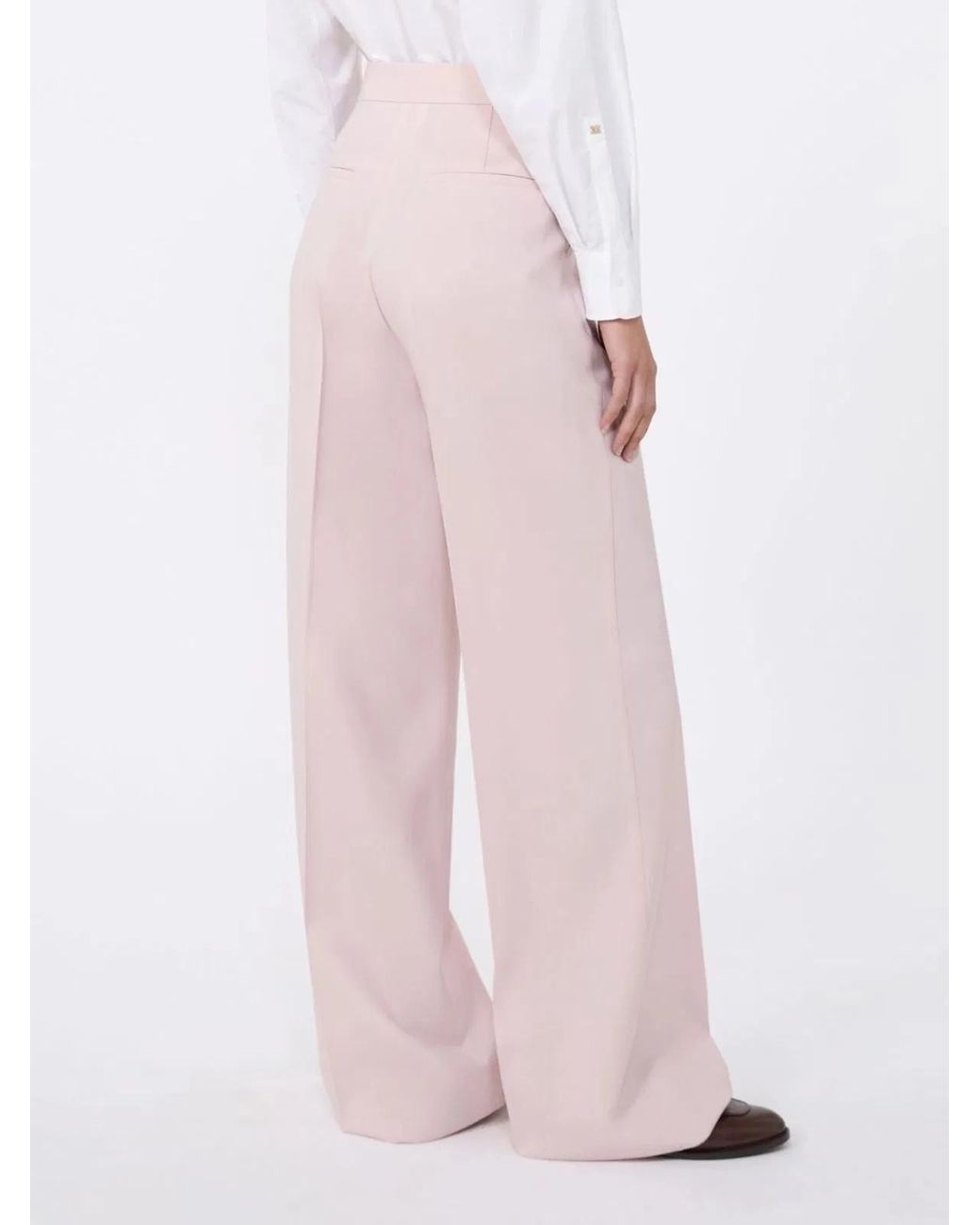 Max Mara Pink Pantalone Mxmgirone Rosa