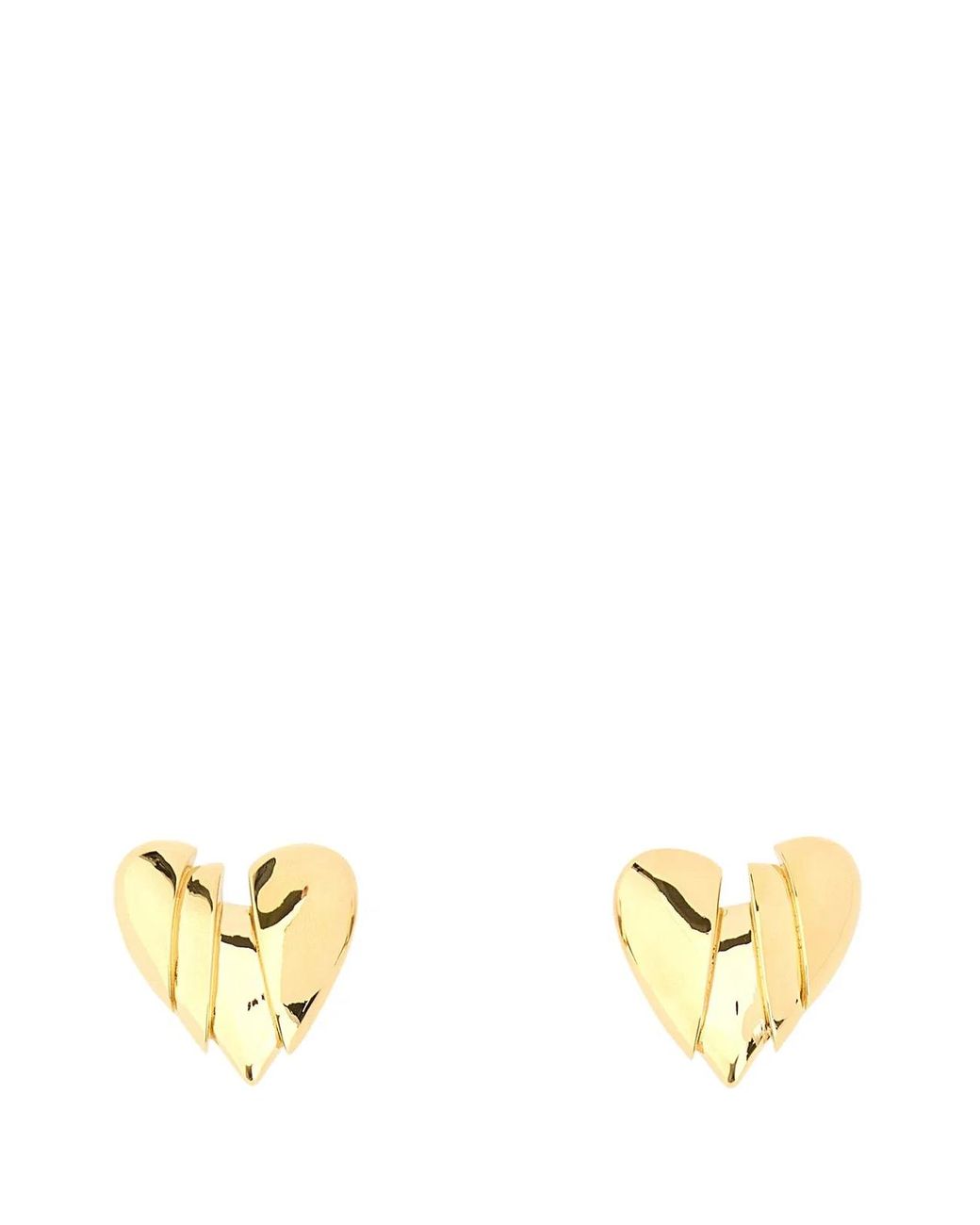 AMINA MUADDI Metallic Heartbreaker Earring Base